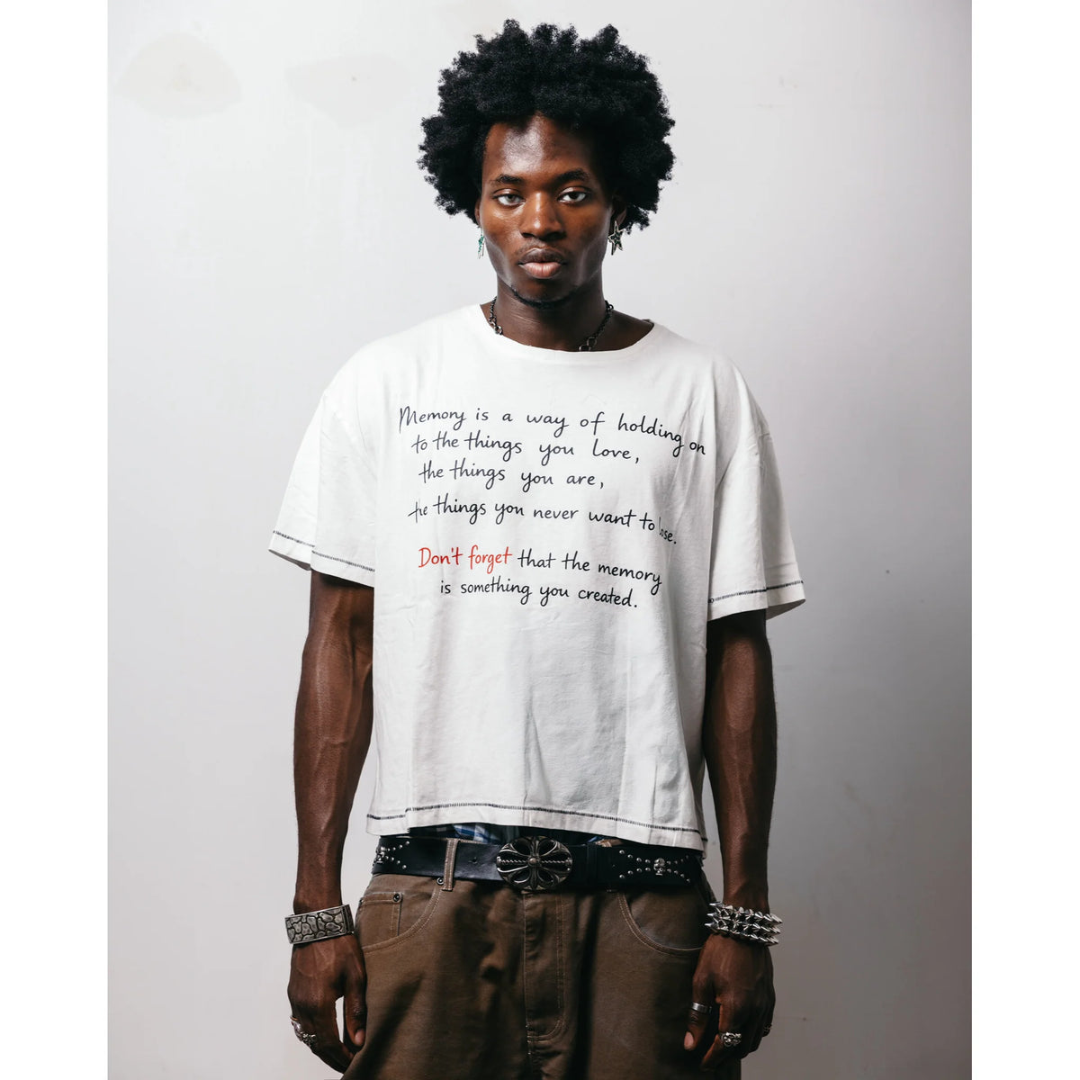 N'oublie Pas White Keepsake T-Shirt