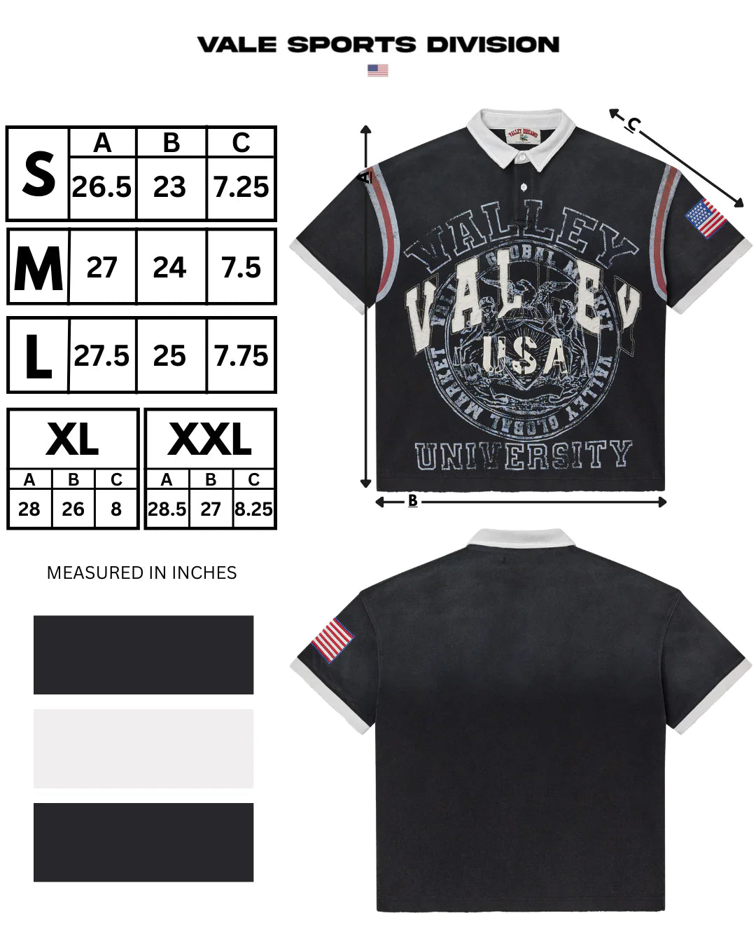 Vale USA Polo Short Sleeve Shirt