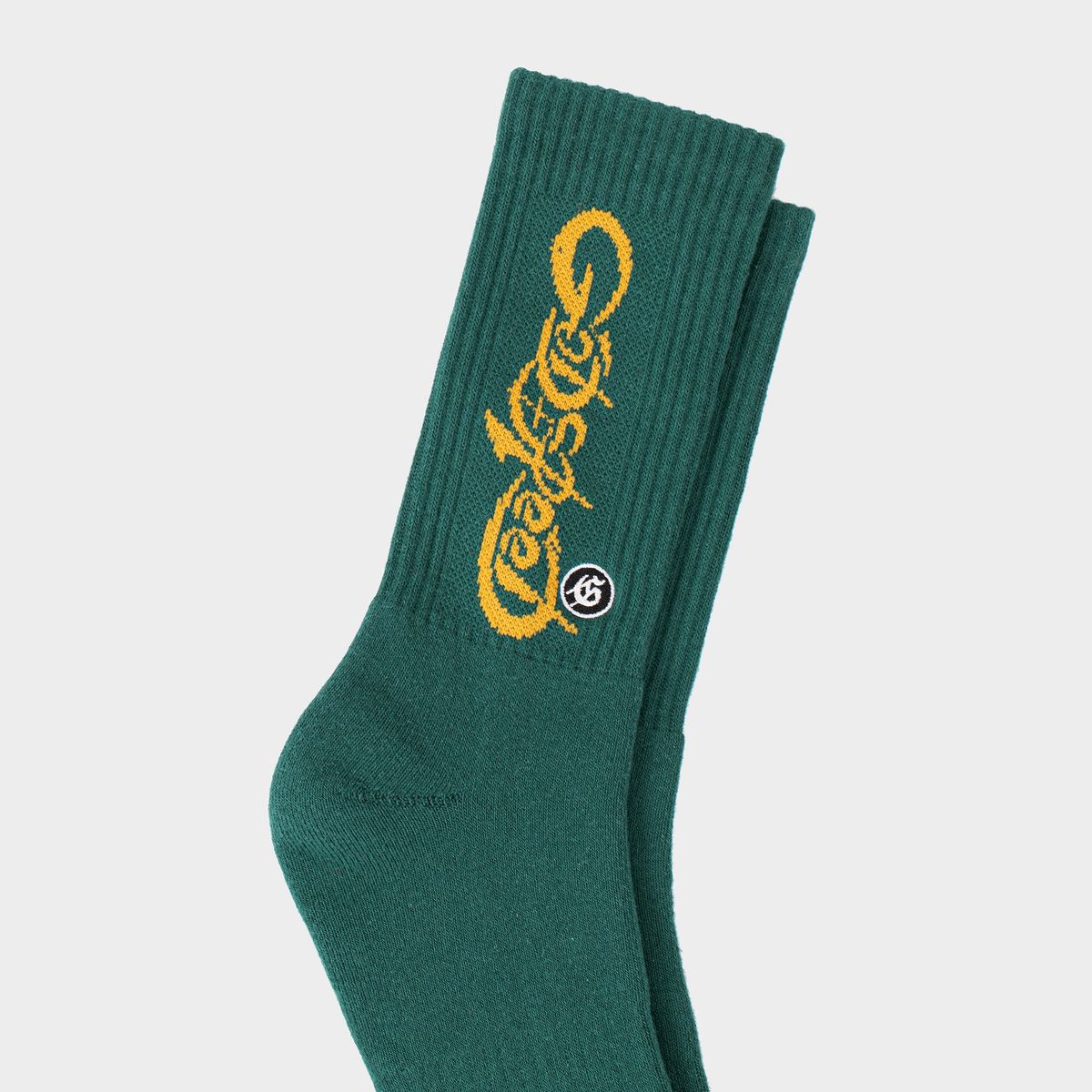 Godspeed Forest Green White New Age Logo Socks