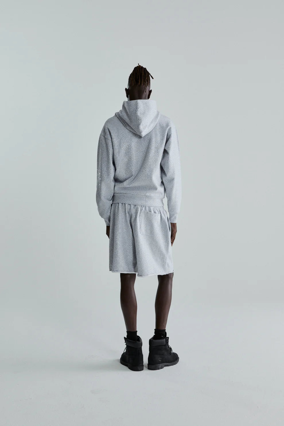 Sp5der Heather Grey VVS Hoodie