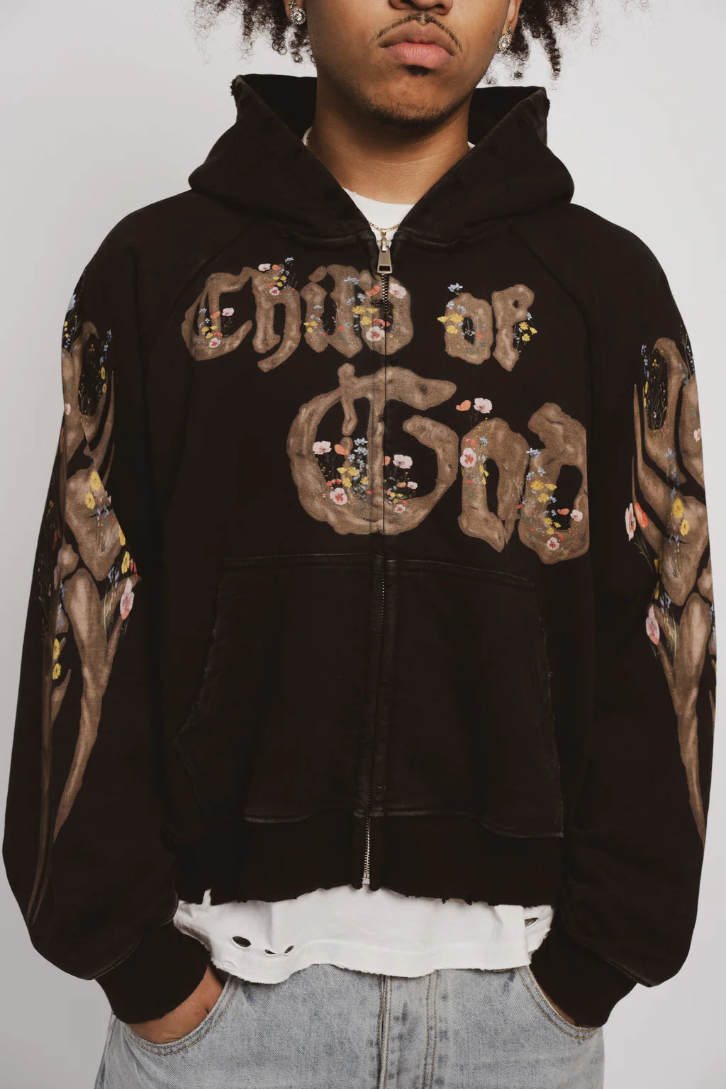 We Are Righteous Black Child of God Zip Hoodie