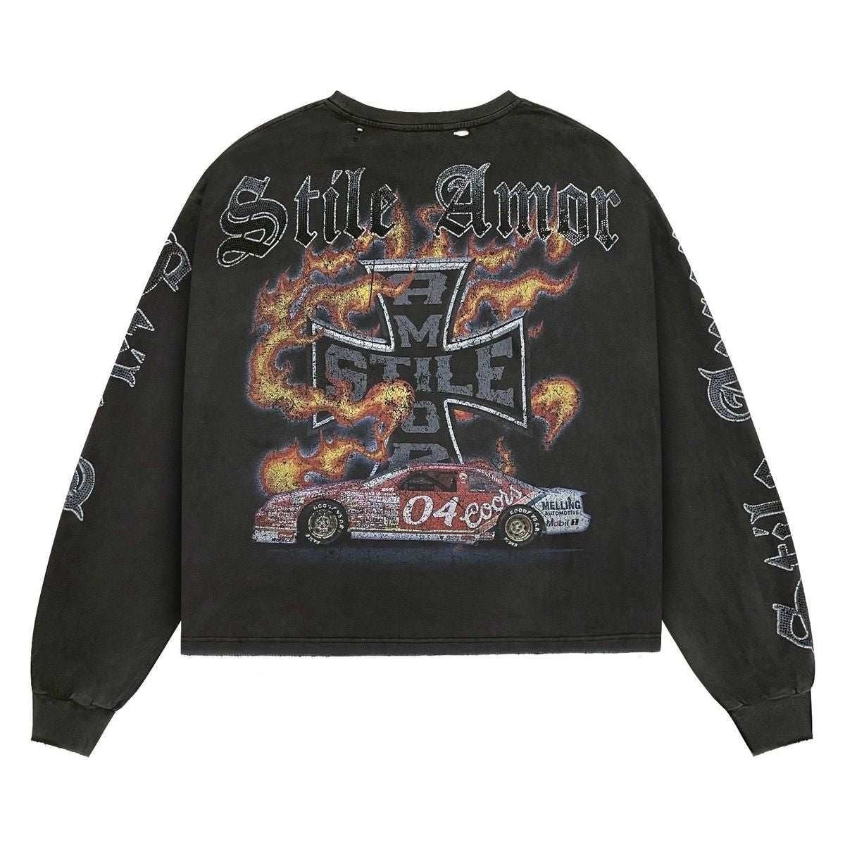 Stile De Amor Washed Black Corredore Long Sleeve