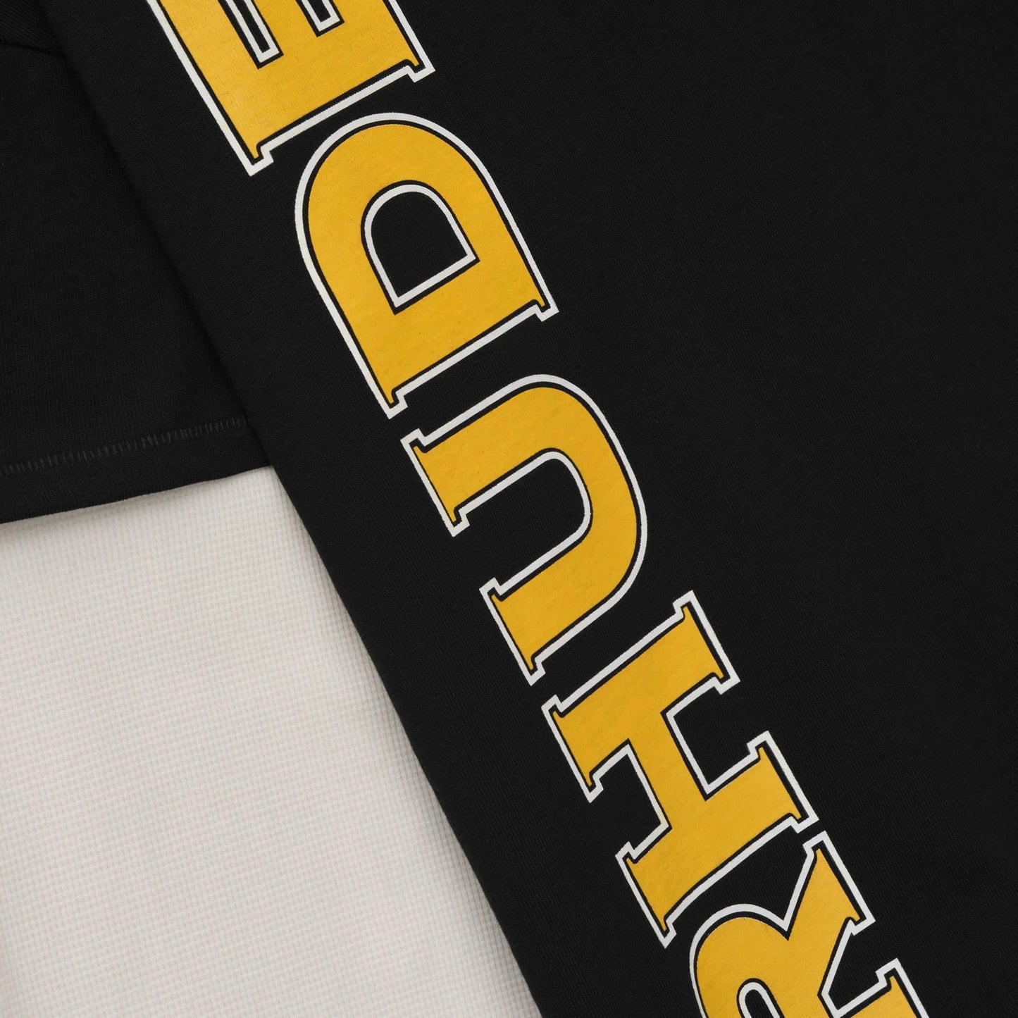 Rhude Vintage Black Steel Double-Layered Long Sleeve