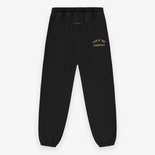 Fear of God Essentials Black Gold Sweatpants