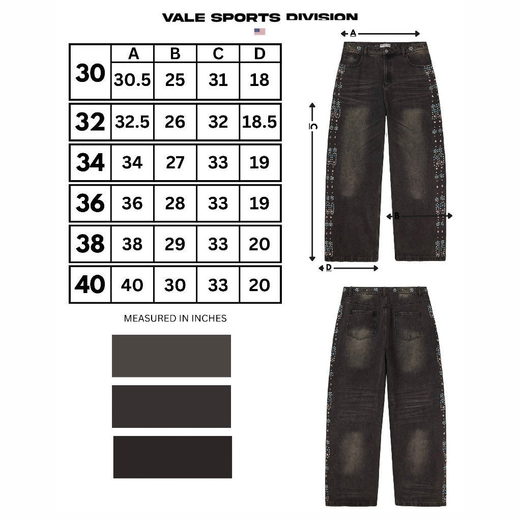 Vale Black Candy Denim Pants