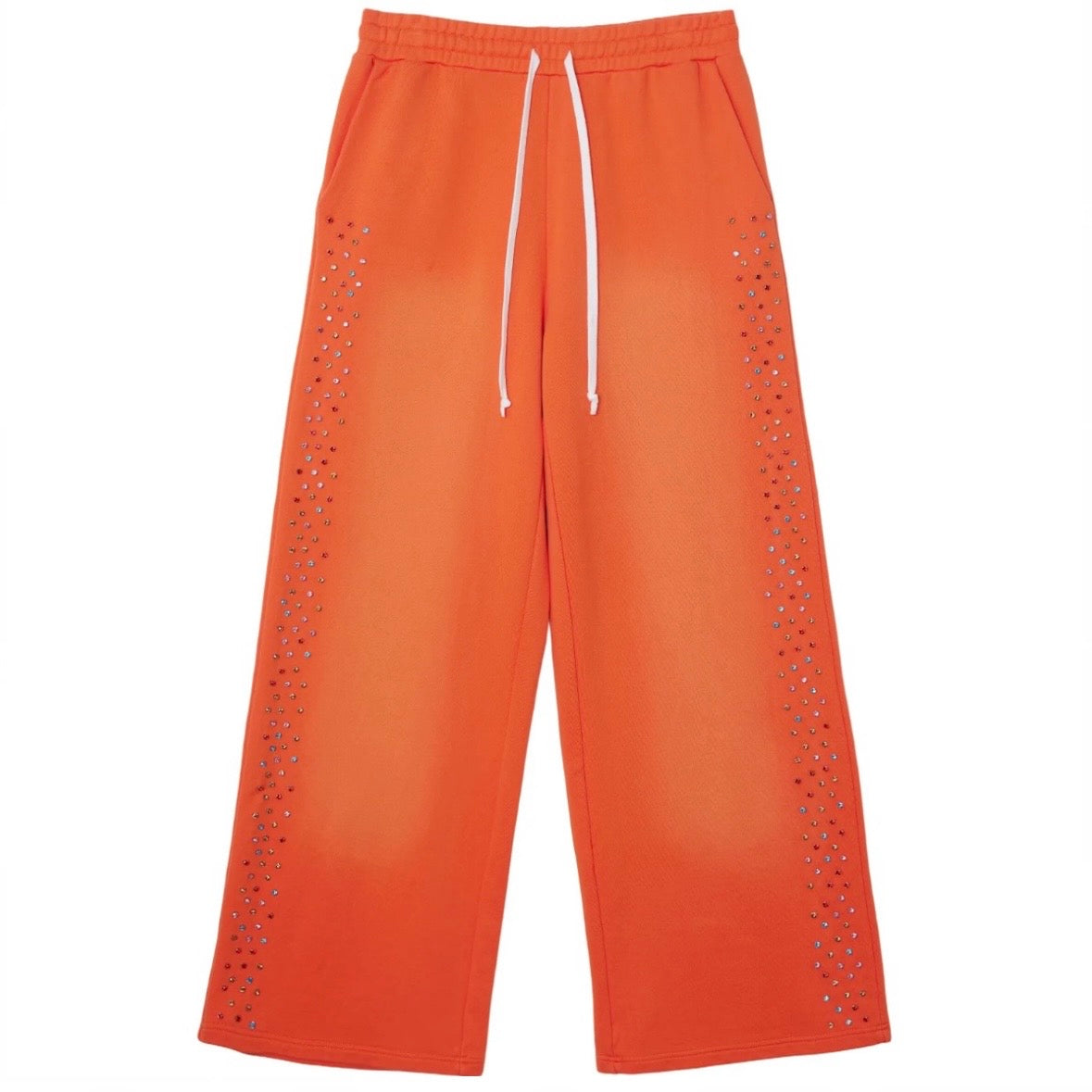 AZVA Orange Crystal Cactus Sweatpants