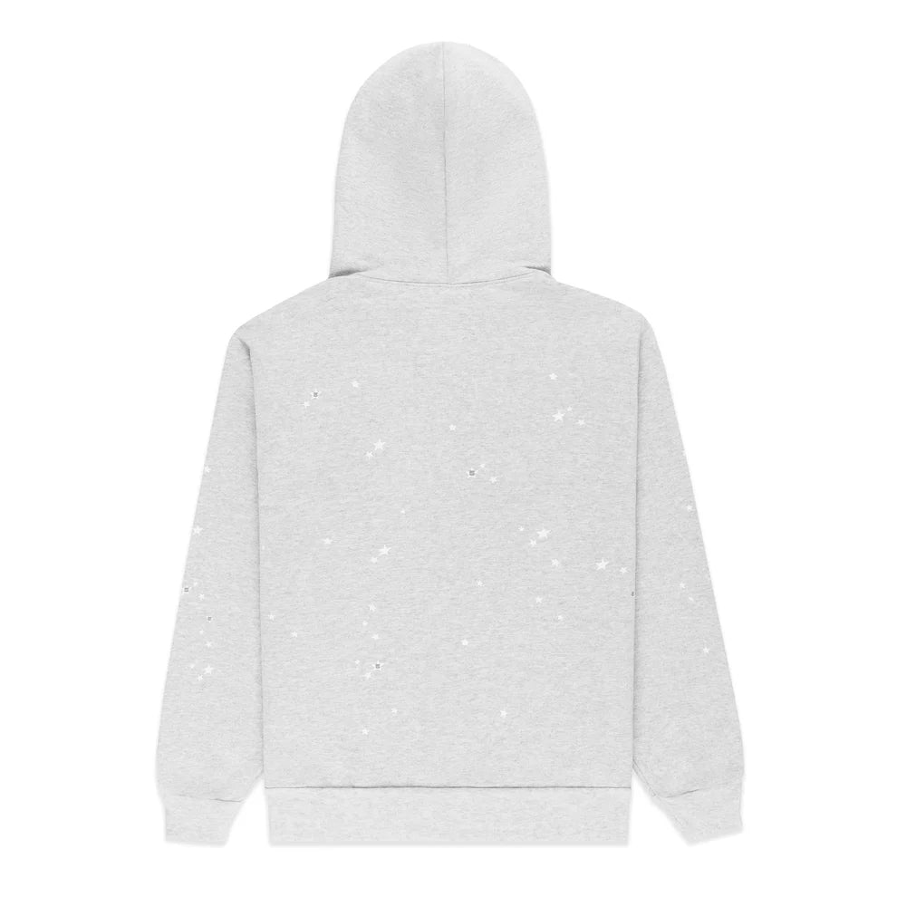 Sp5der Heather Grey Atlanta Zip Hoodie