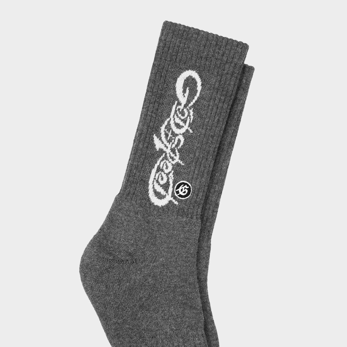 Godspeed Charcoal White New Age Logo Socks