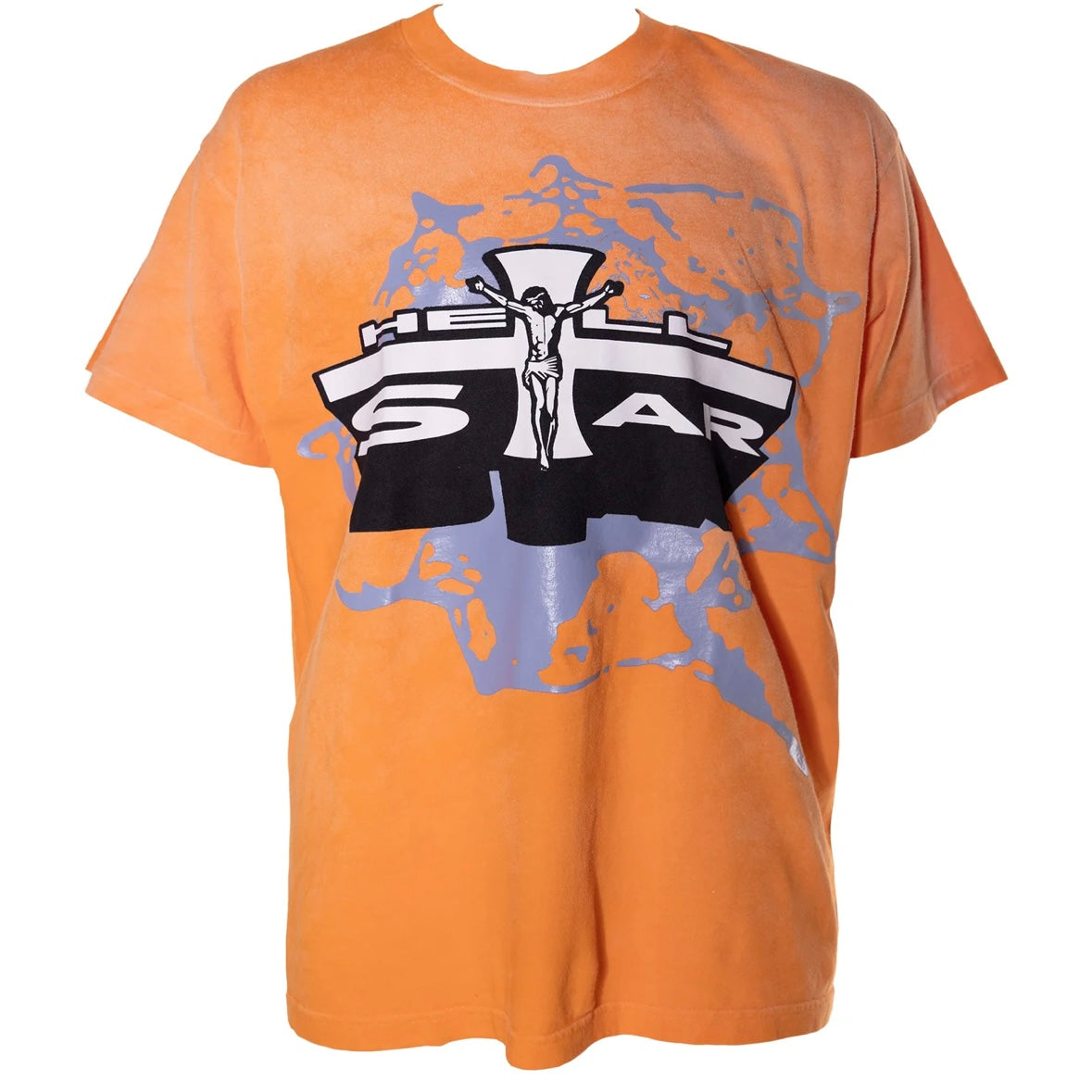 Hellstar Orange Jesus T-Shirt