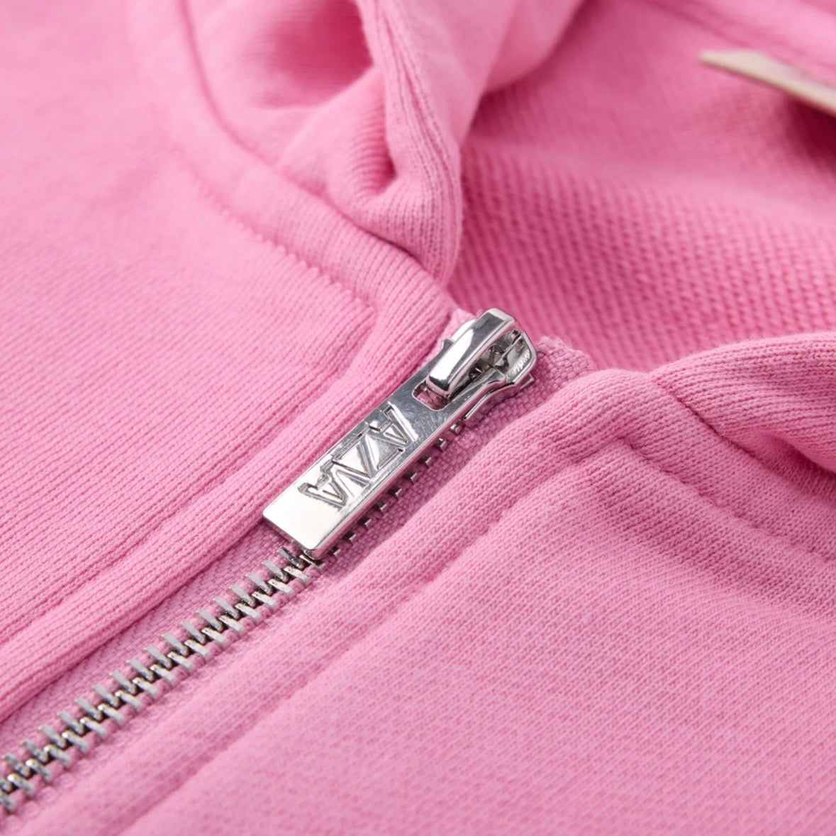 AZVA Pink Crystal Cactus Zip Hoodie
