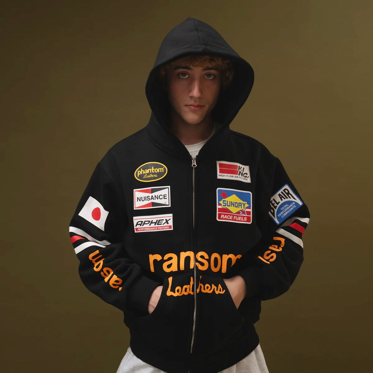 Bravest Studios Black Ransom Zip Hoodie