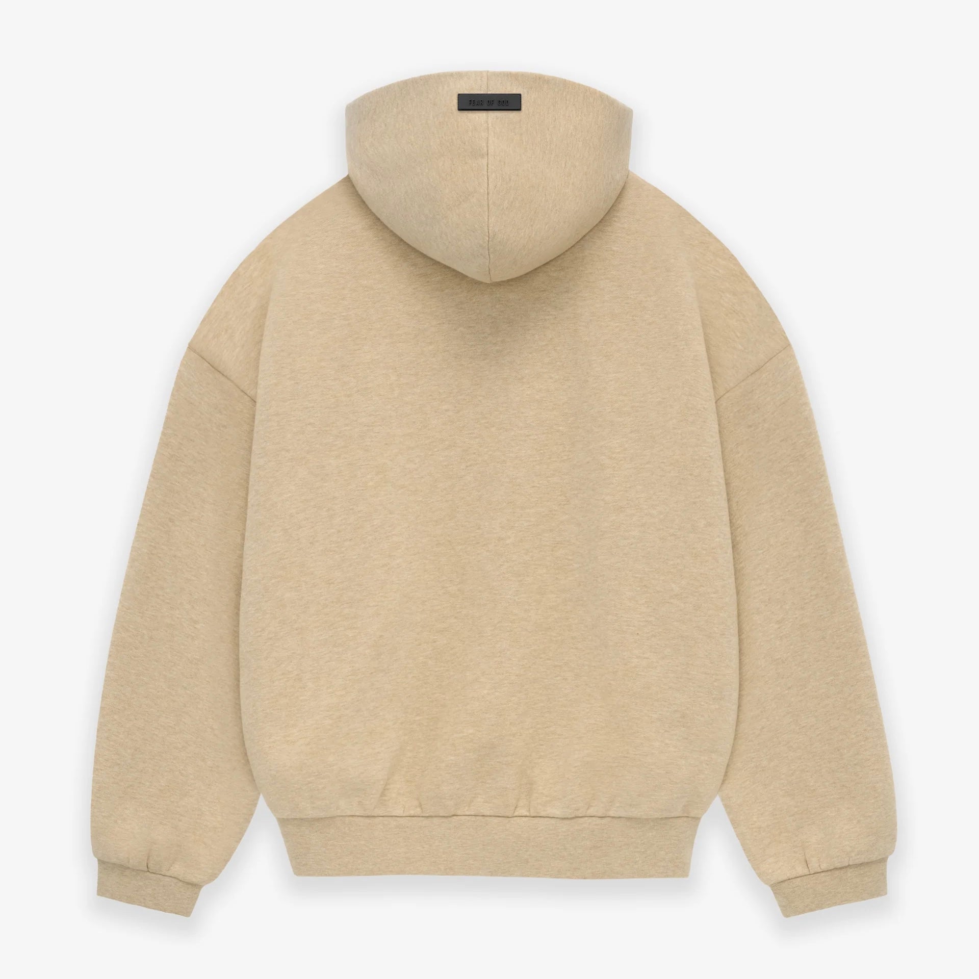 Fear of God Essentials Gold Heather Hoodie Back View