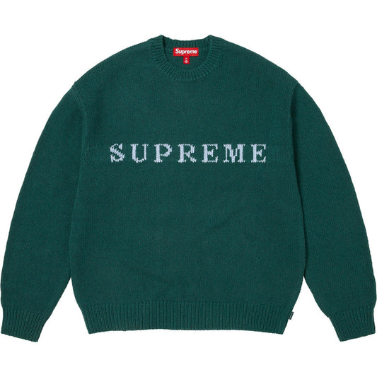 Supreme Pine Contrast Logo Sweater