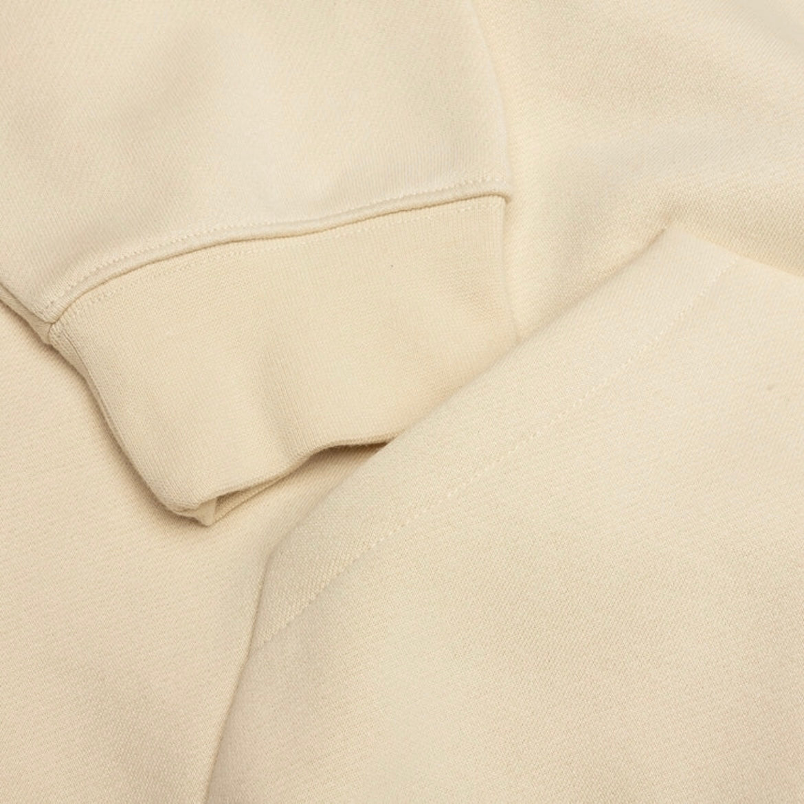 Fear of God Essentials Egg Shell Hoodie Close View 2