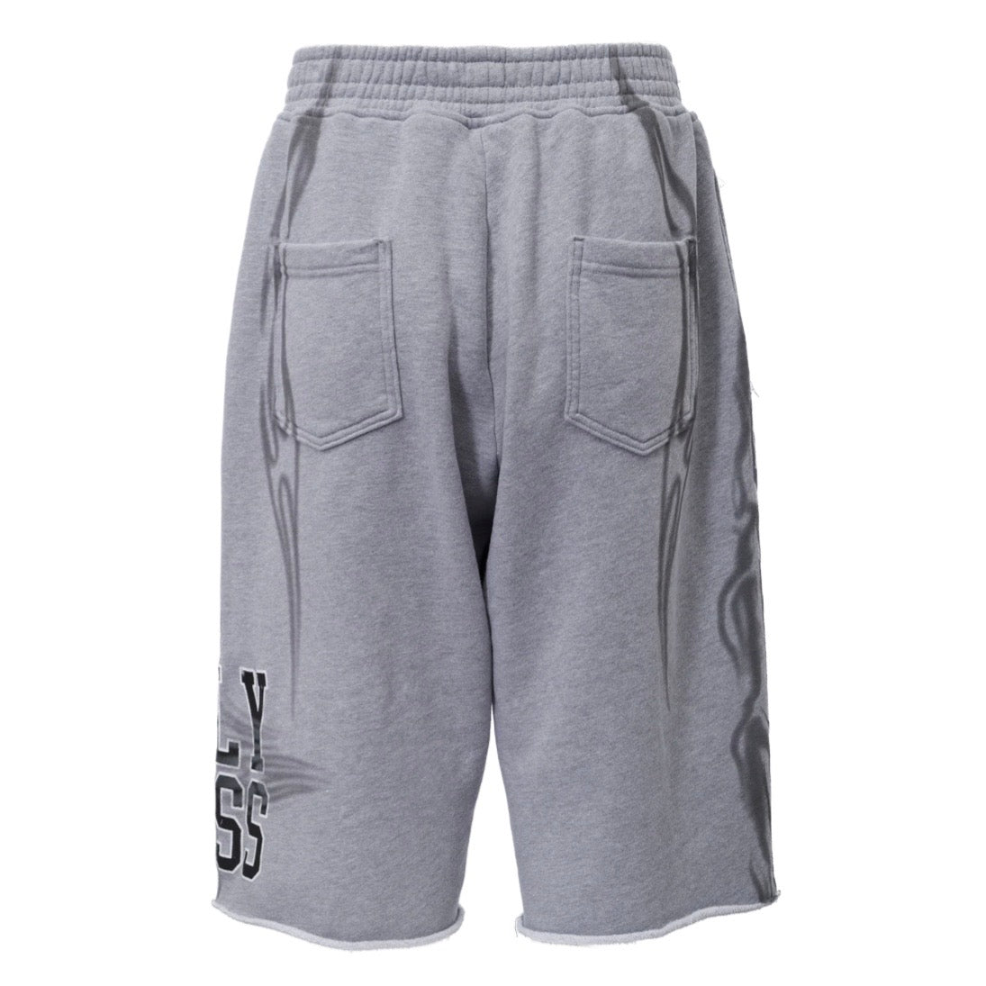 Hellstar Heather Grey Holy Cross 3/4 Shorts