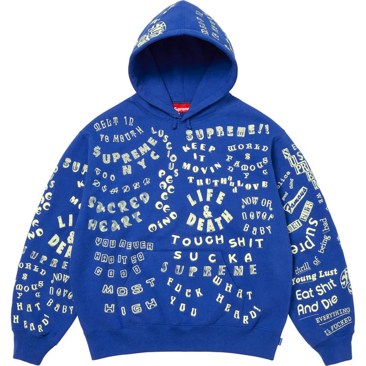 Supreme Royal Too Deadly Hoodie