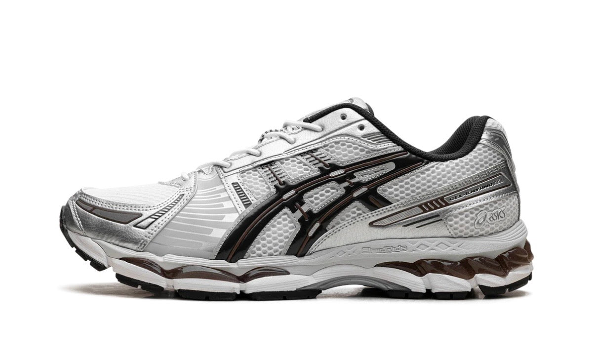 Asics Gel-Kayano 12.1 White Graphite Grey Brown