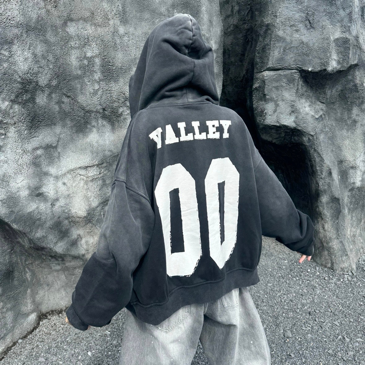 AZVA Black 00 Zip Hoodie