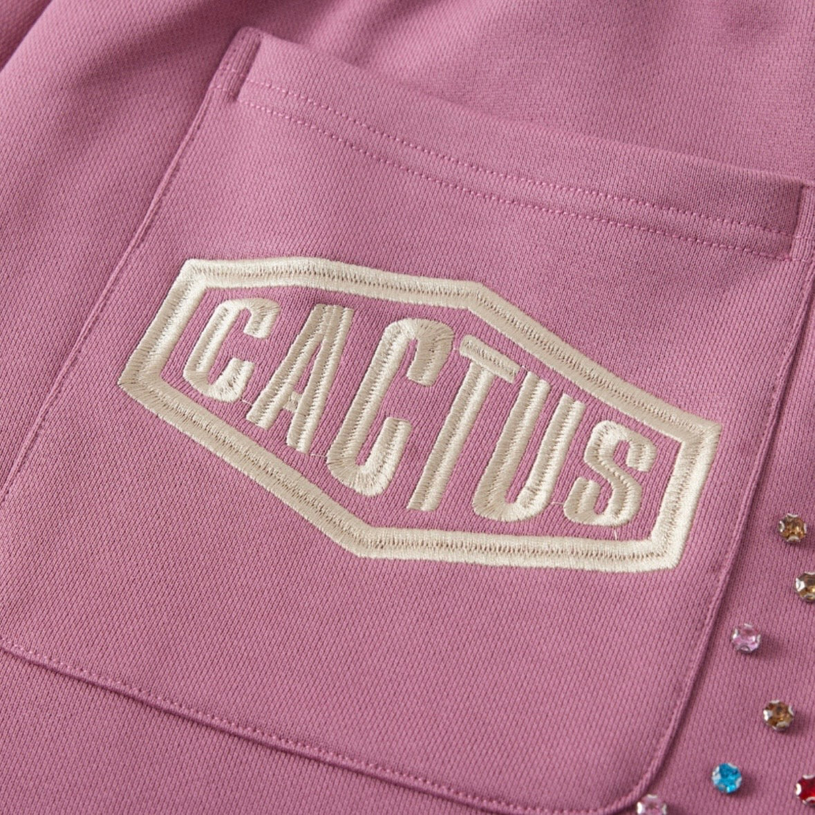 AZVA Raspberry Crystal Cactus Shorts