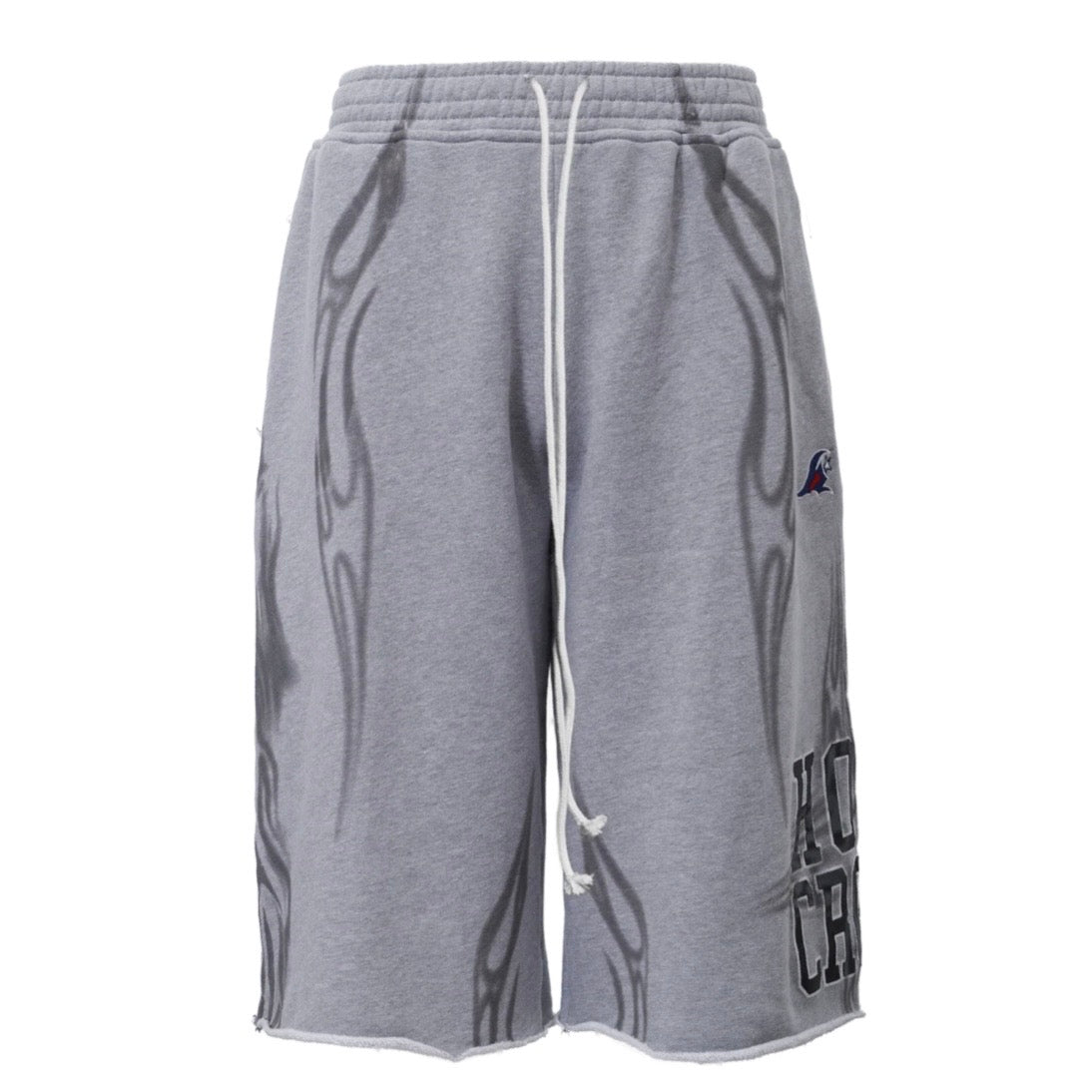 Hellstar Heather Grey Holy Cross 3/4 Shorts