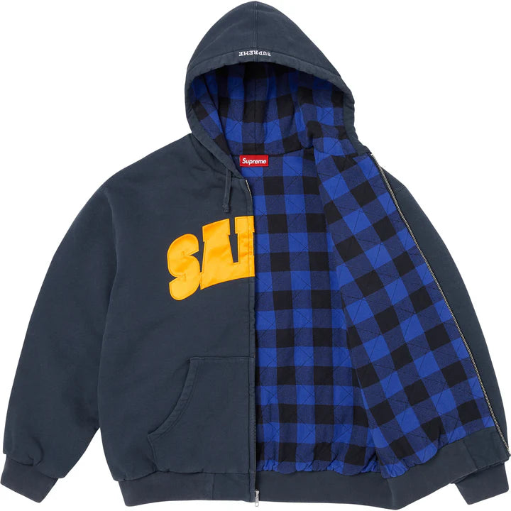 Supreme Salem Navy Zip Hoodie