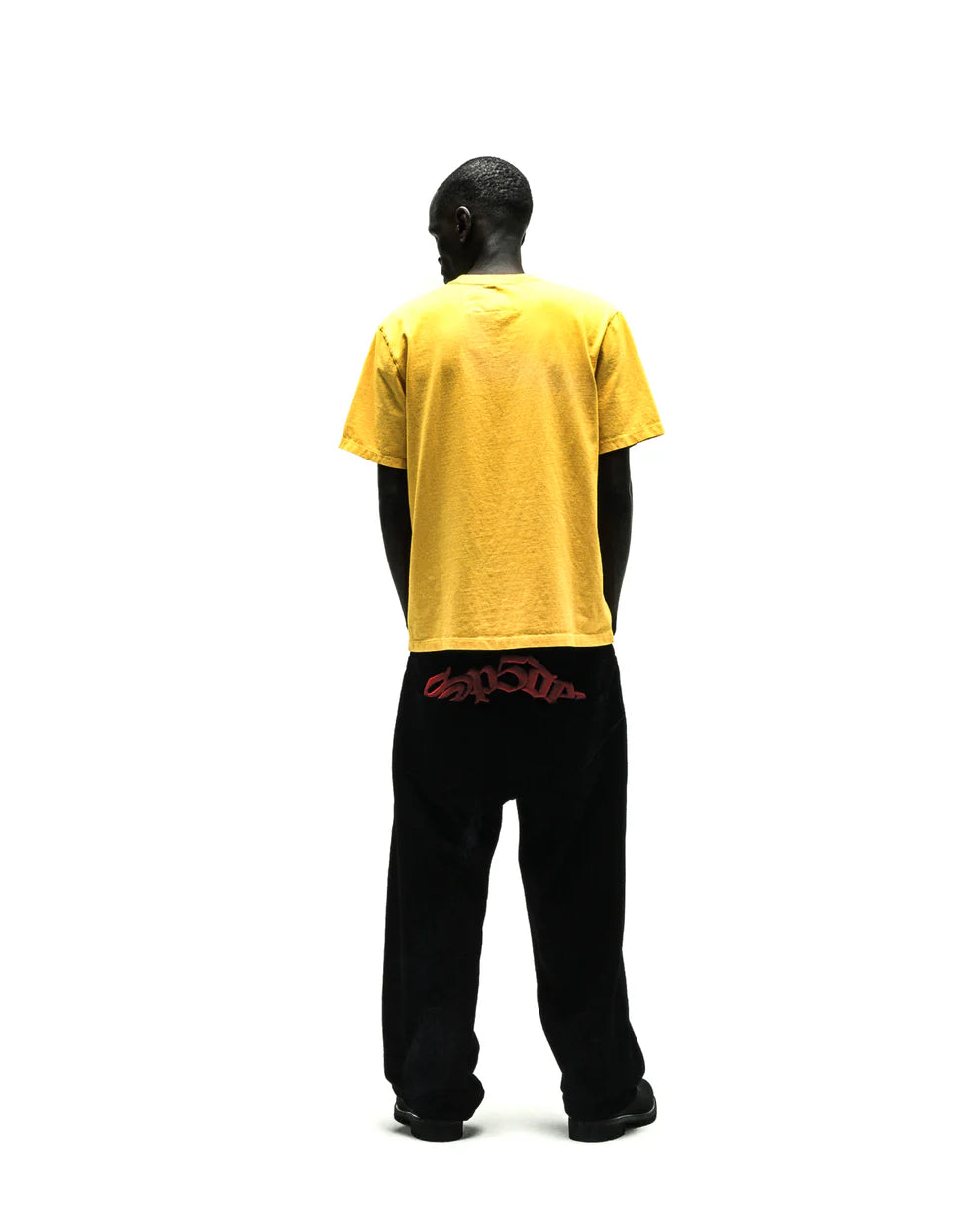 Sp5der Yellow Scattered OG Web V2 T-Shirt