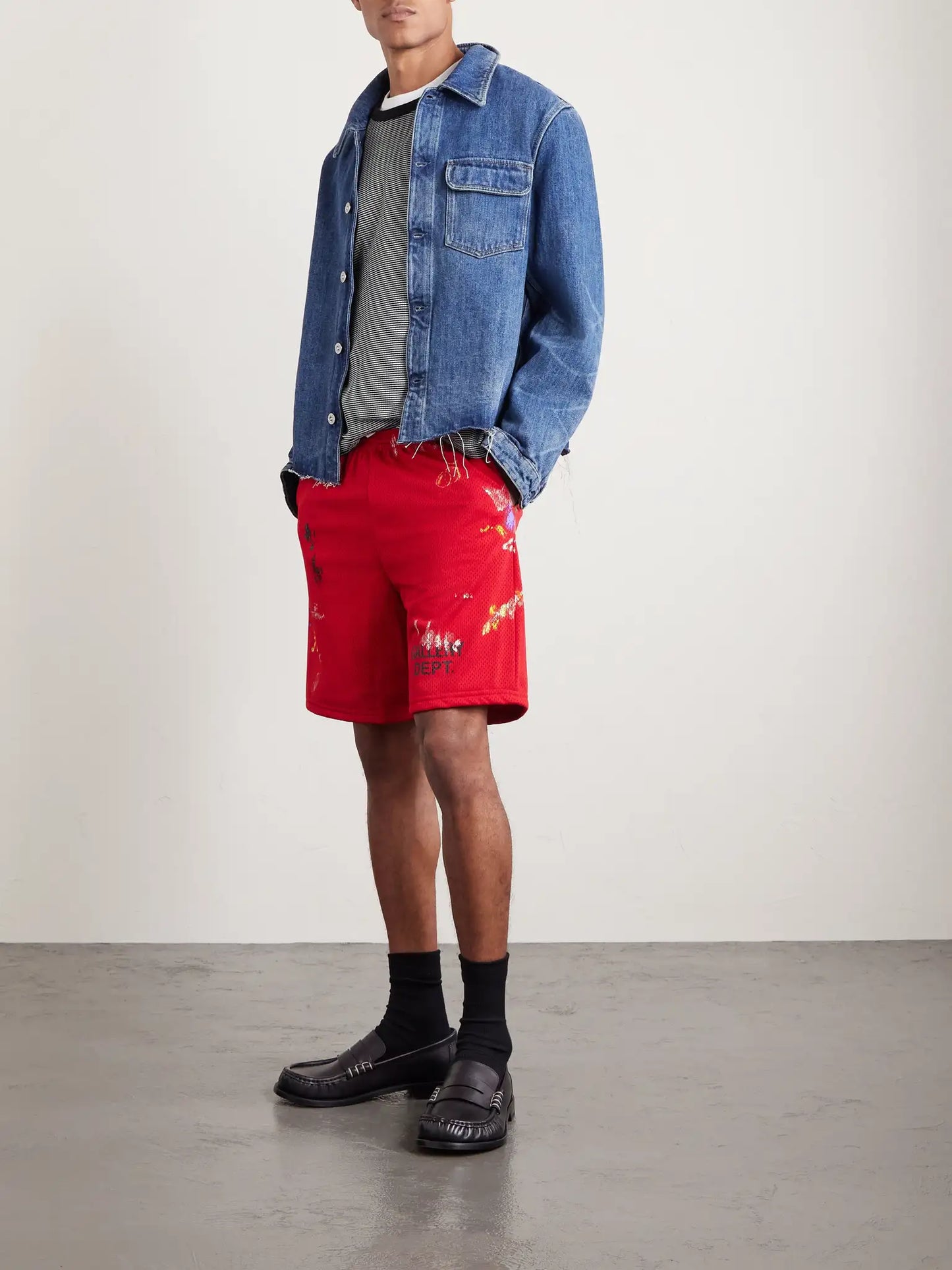 Gallery Dept Red Studio Gym Shorts