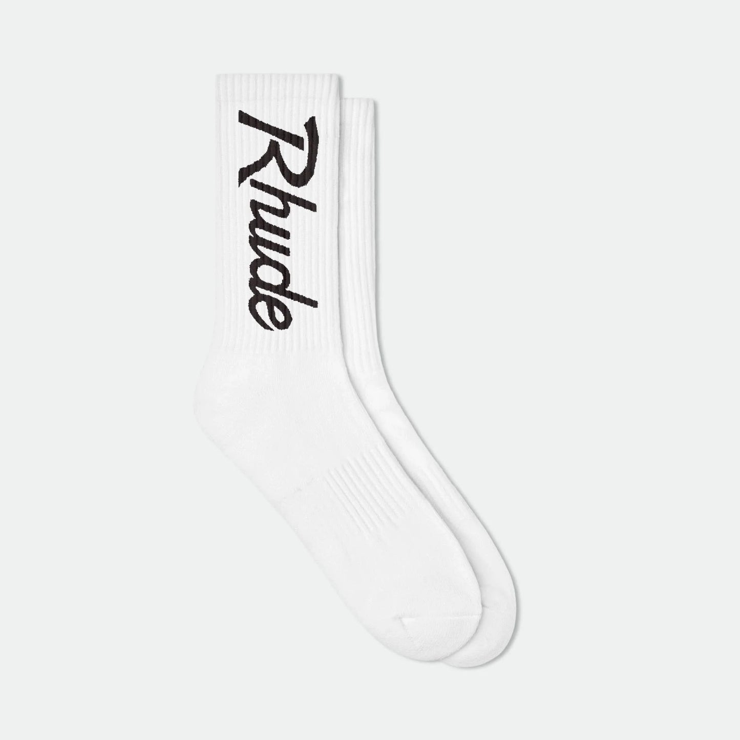 Rhude White Verizon Socks