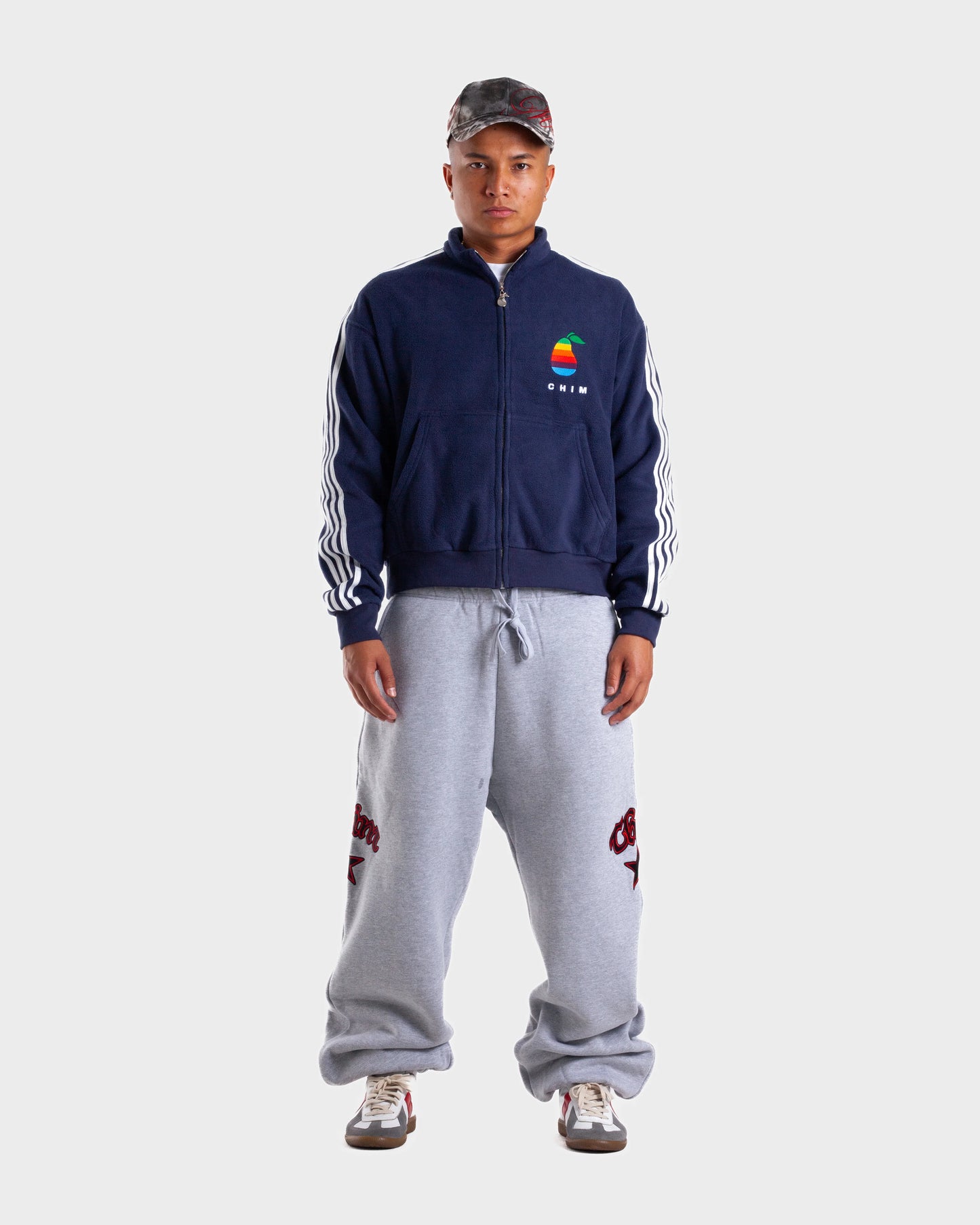 HMDD Grey Chim Star Sweatpants