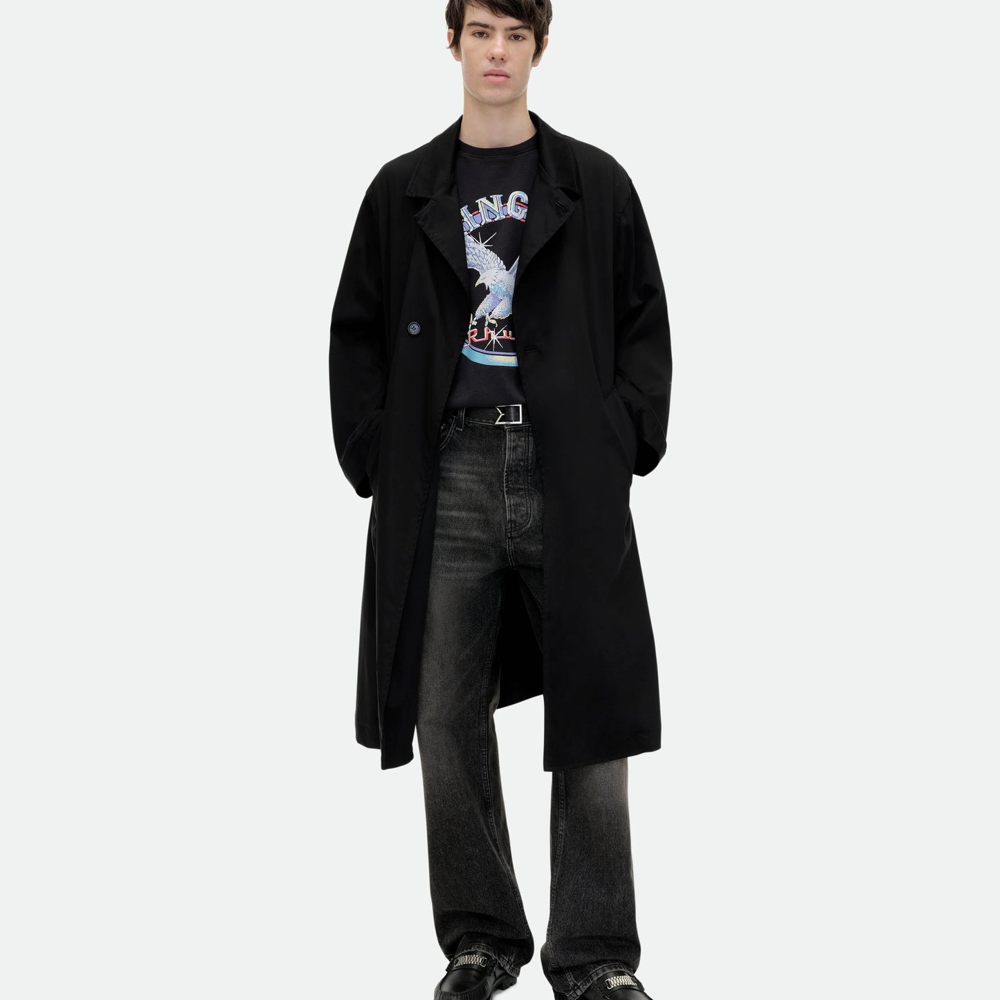 Rhude Vintage Black Notting Hill Eagle T-Shirt