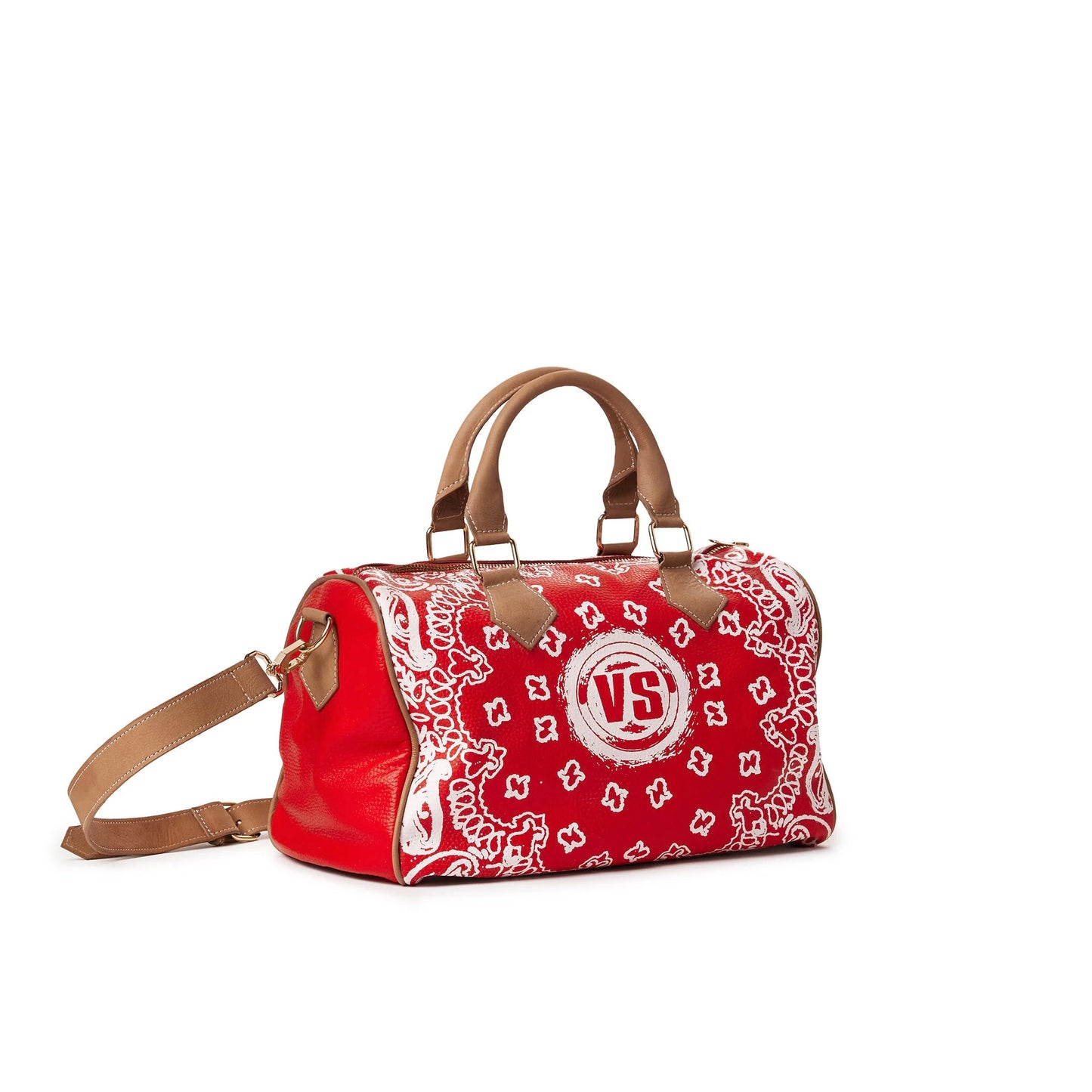 Vale Red Flag Mini Duffle Bag