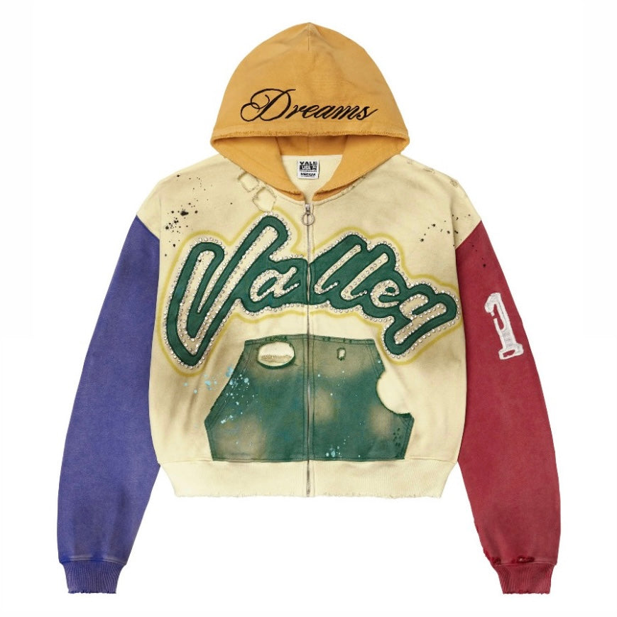 Vale Collage Zip Hoodie