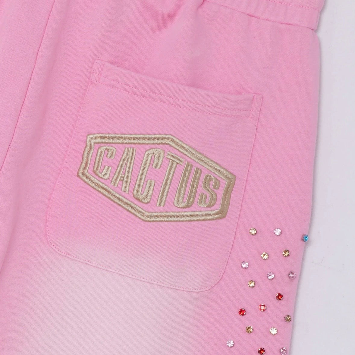AZVA Pink Crystal Cactus Sweatpants
