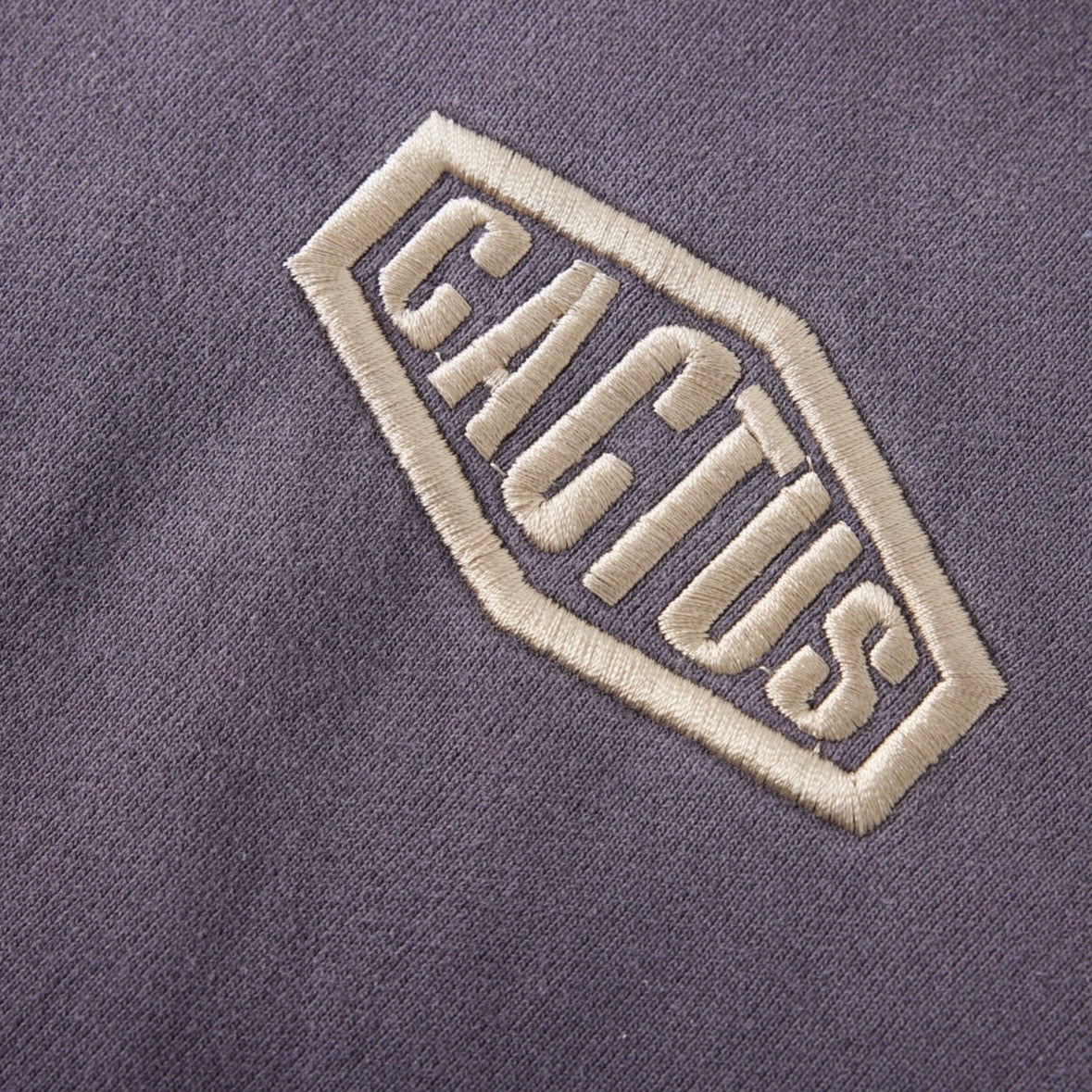 AZVA Vintage Black Crystal Cactus Zip Hoodie