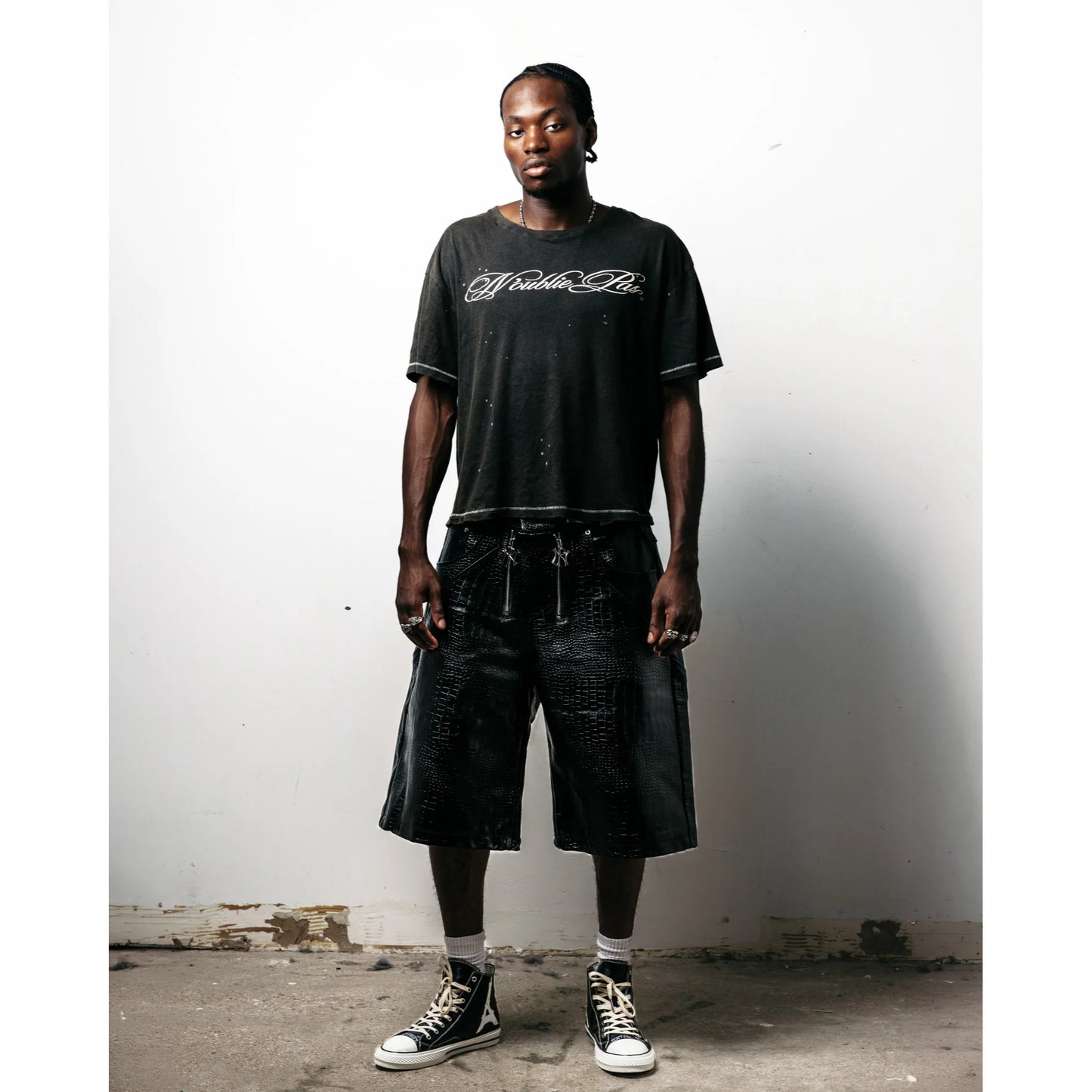 N'oublie Pas Washed Black Signature T-Shirt