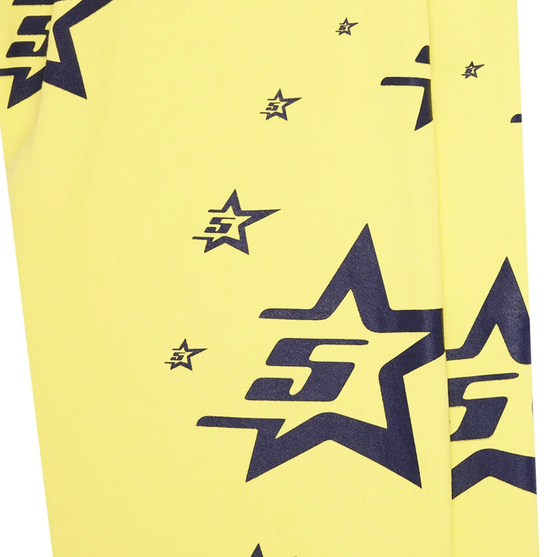 Sp5der Yellow 5Star Sweatpants Close View