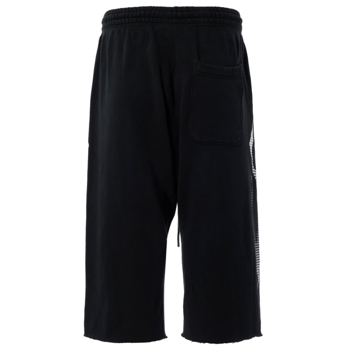 Hellstar Black Gradient Flame 3/4 Shorts