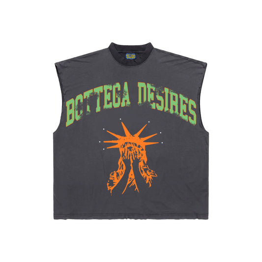 Bottega Desires Unruly Desires Sleeveless T-Shirt Front