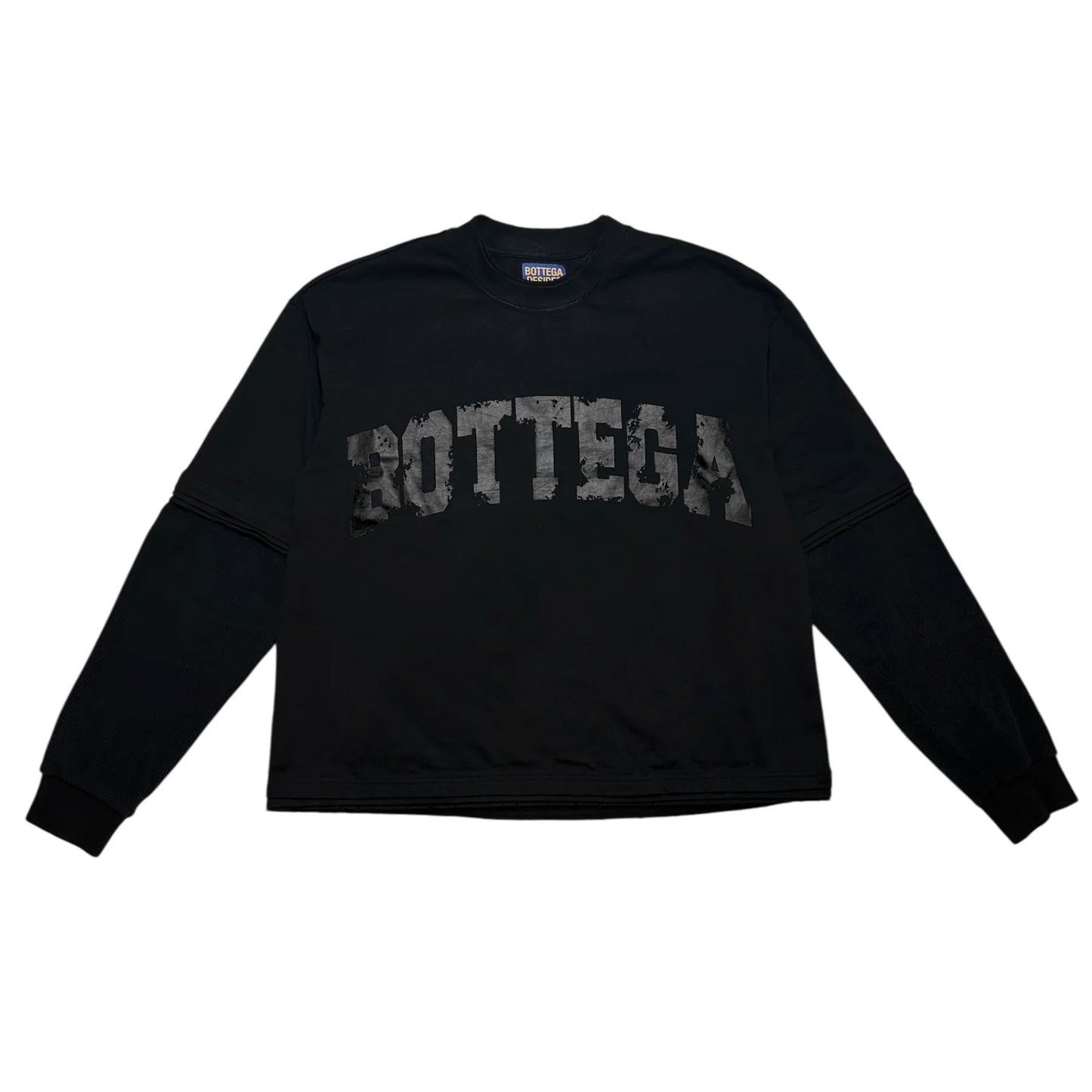 Bottega Desires Black War Long Sleeve Shirt Front