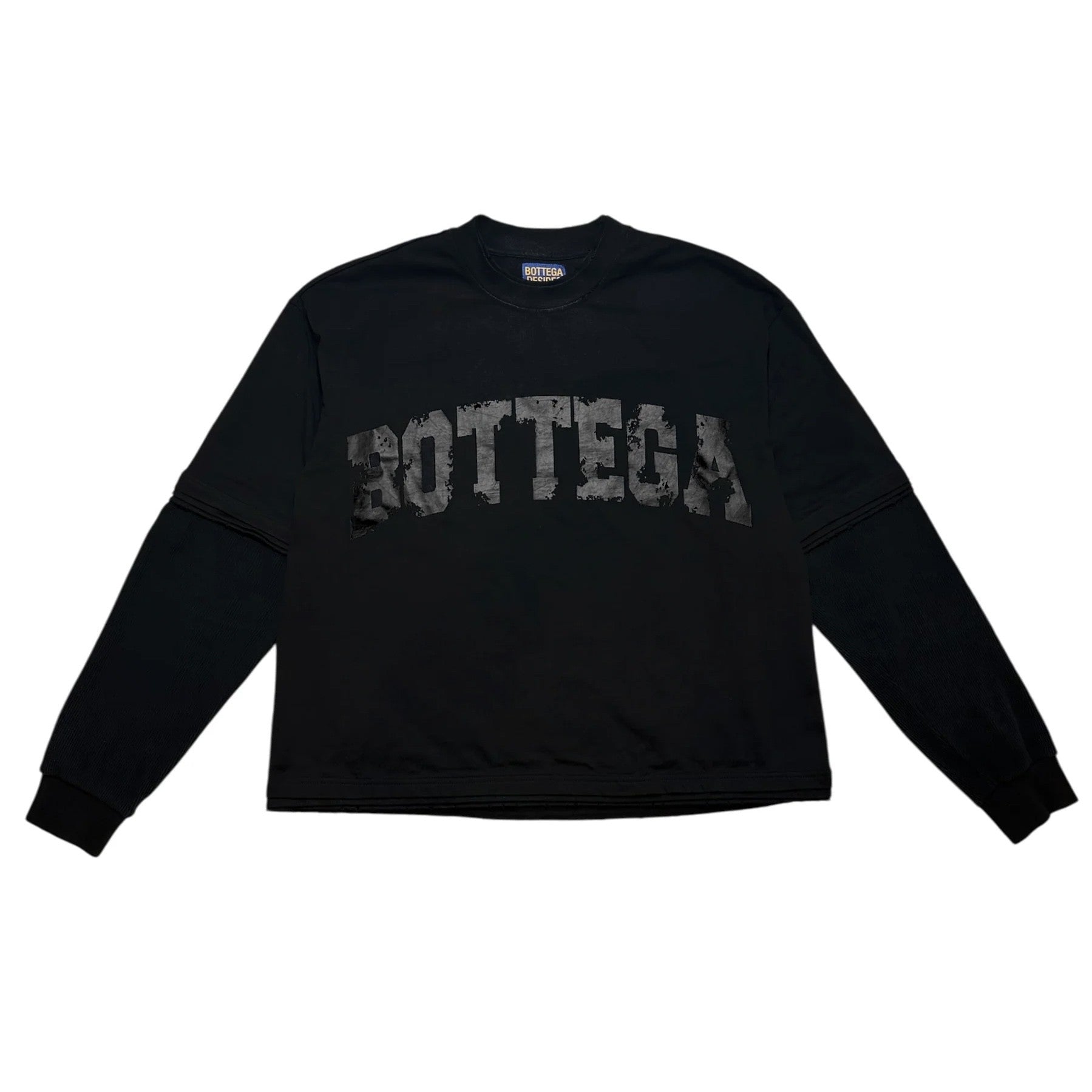 Bottega Desires Black War Long Sleeve Shirt Front