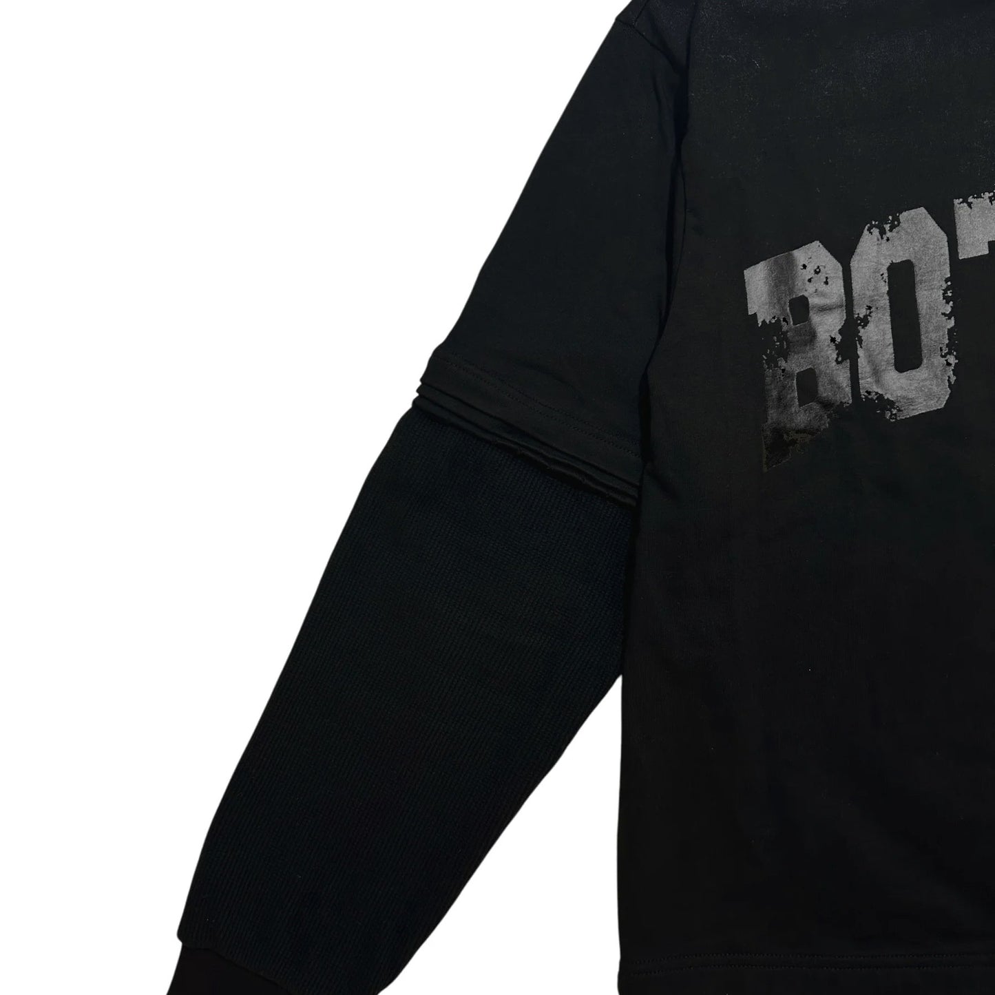 Bottega Desires Black War Long Sleeve Shirt Sleeve