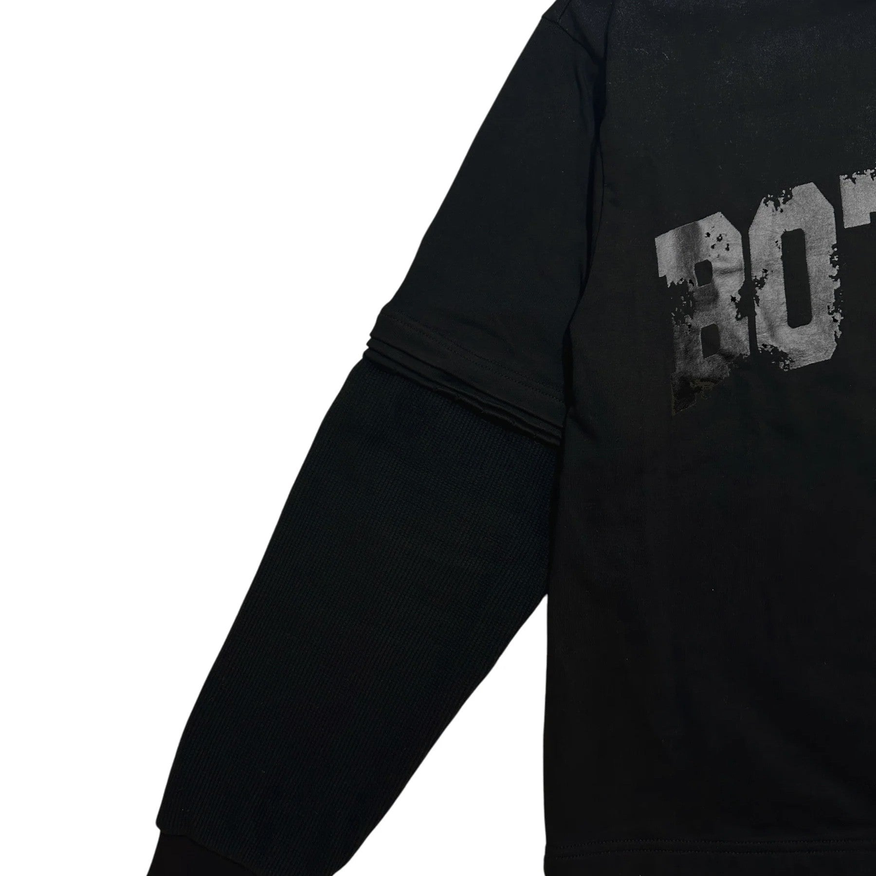 Bottega Desires Black War Long Sleeve Shirt Sleeve