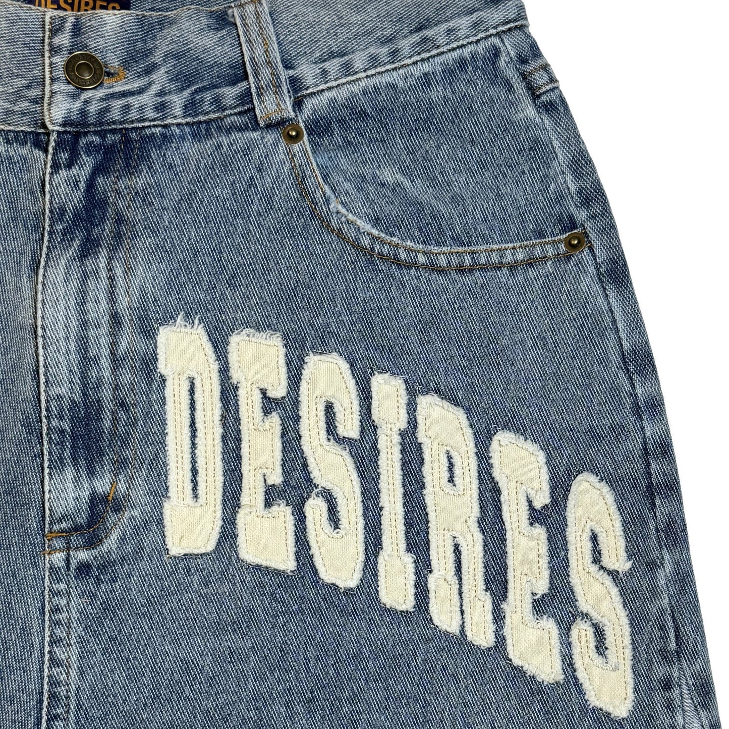 Bottega Desires Blue Denim Shorts 4