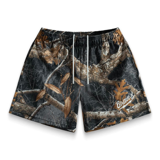 Bravest Studios Black Realtree Shorts