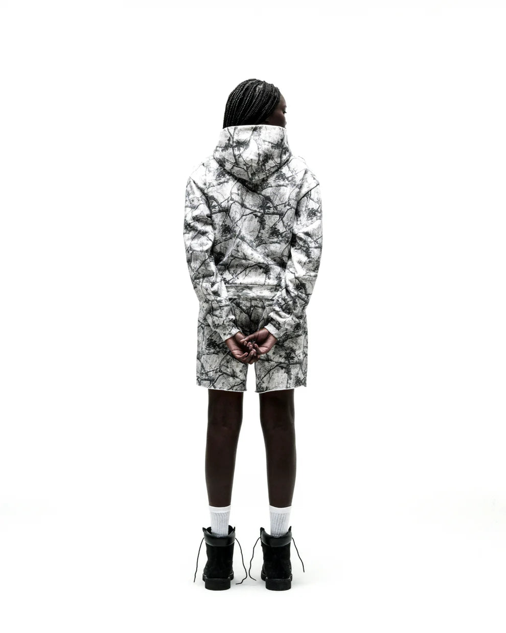 Sp5der White Camo Real Tree OG Web V2 Zip Hoodie