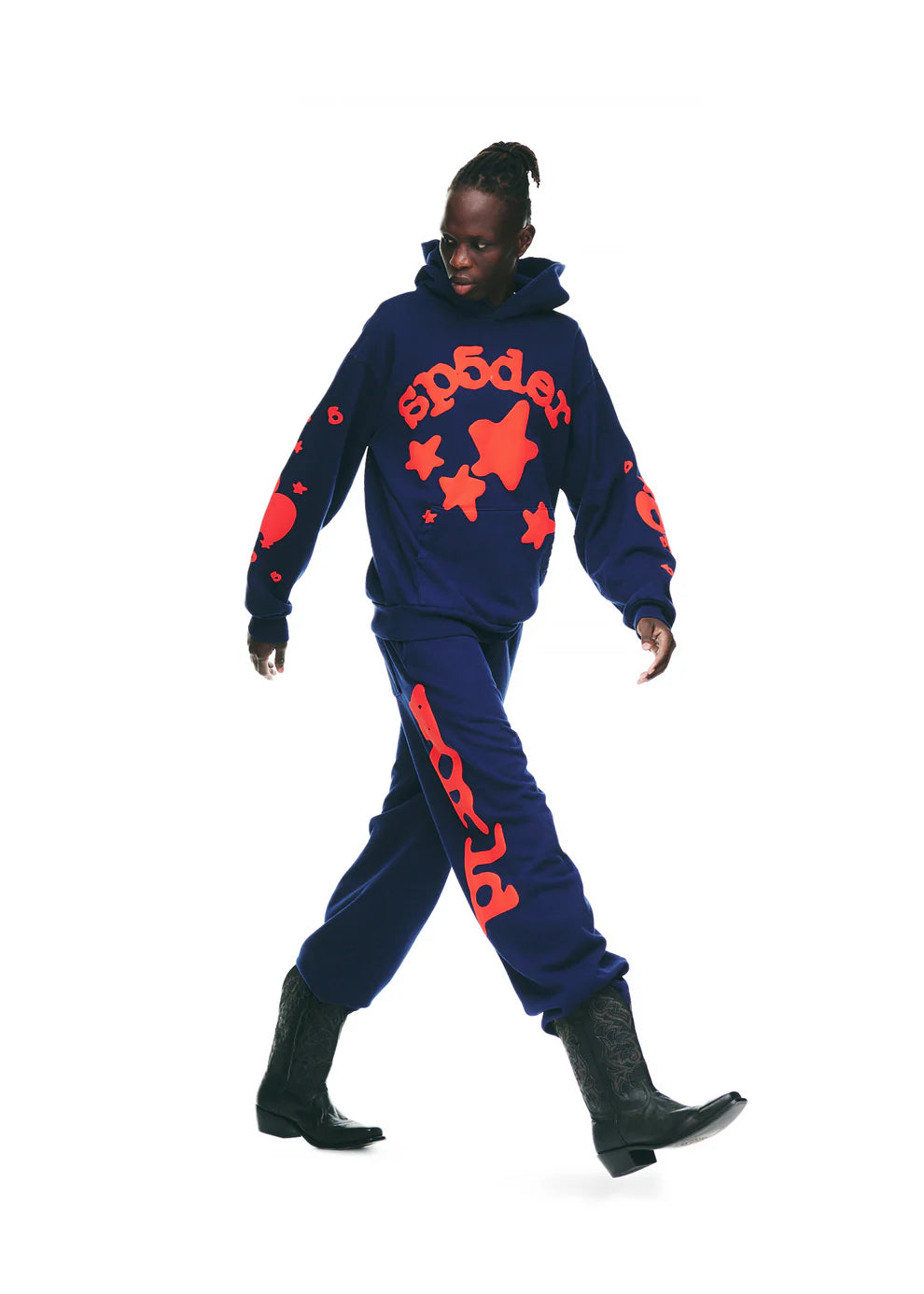 Sp5der Navy Beluga Sweatpants