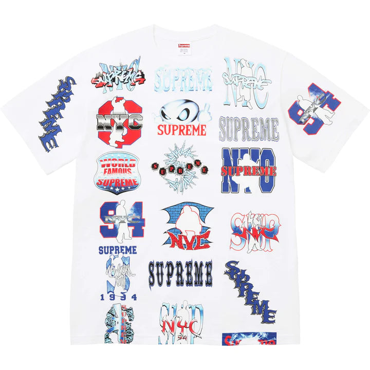 Supreme White Flash T-Shirt