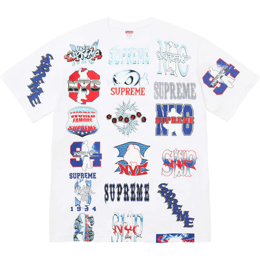 Supreme White Flash T-Shirt