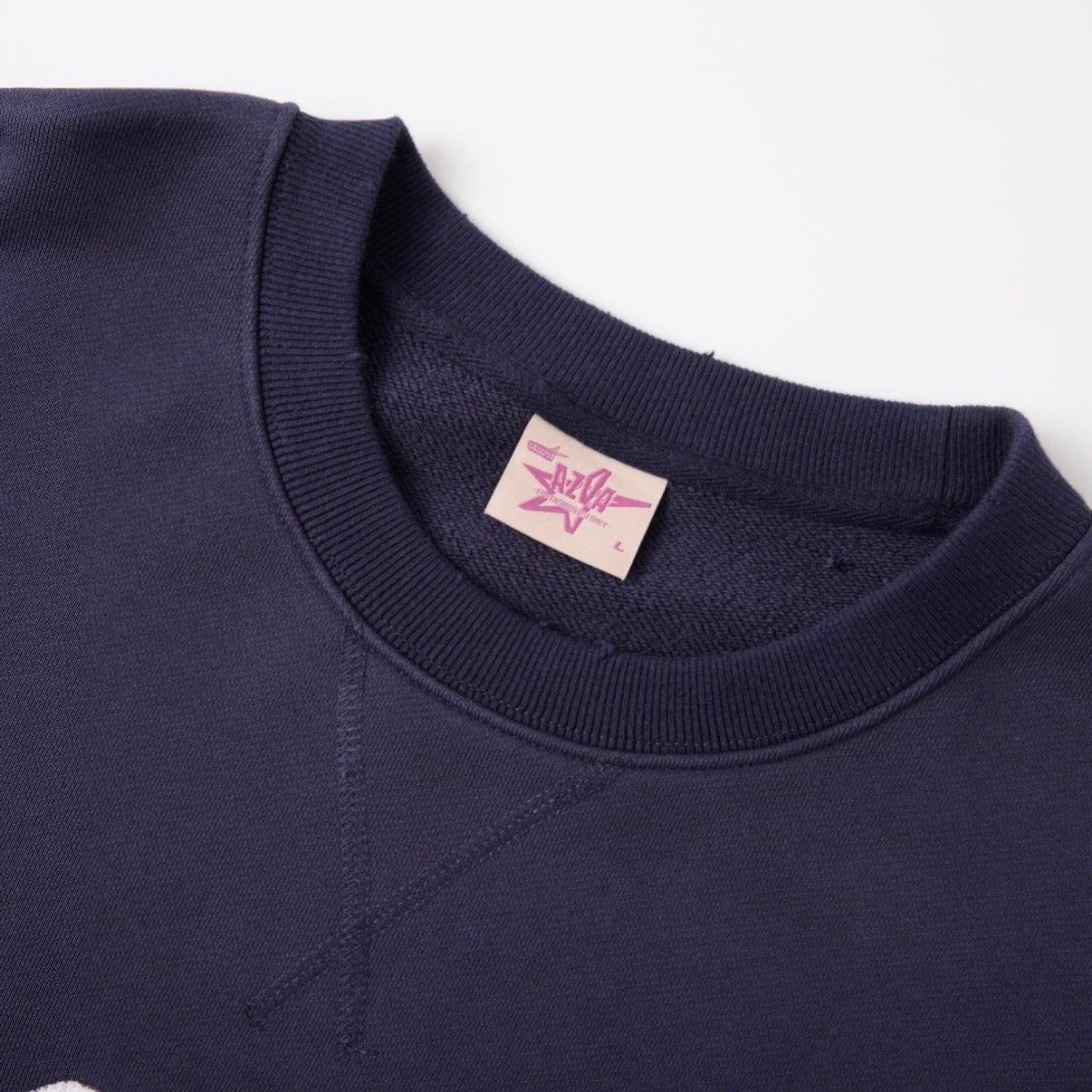 AZVA Navy Cactus Uni Crewneck
