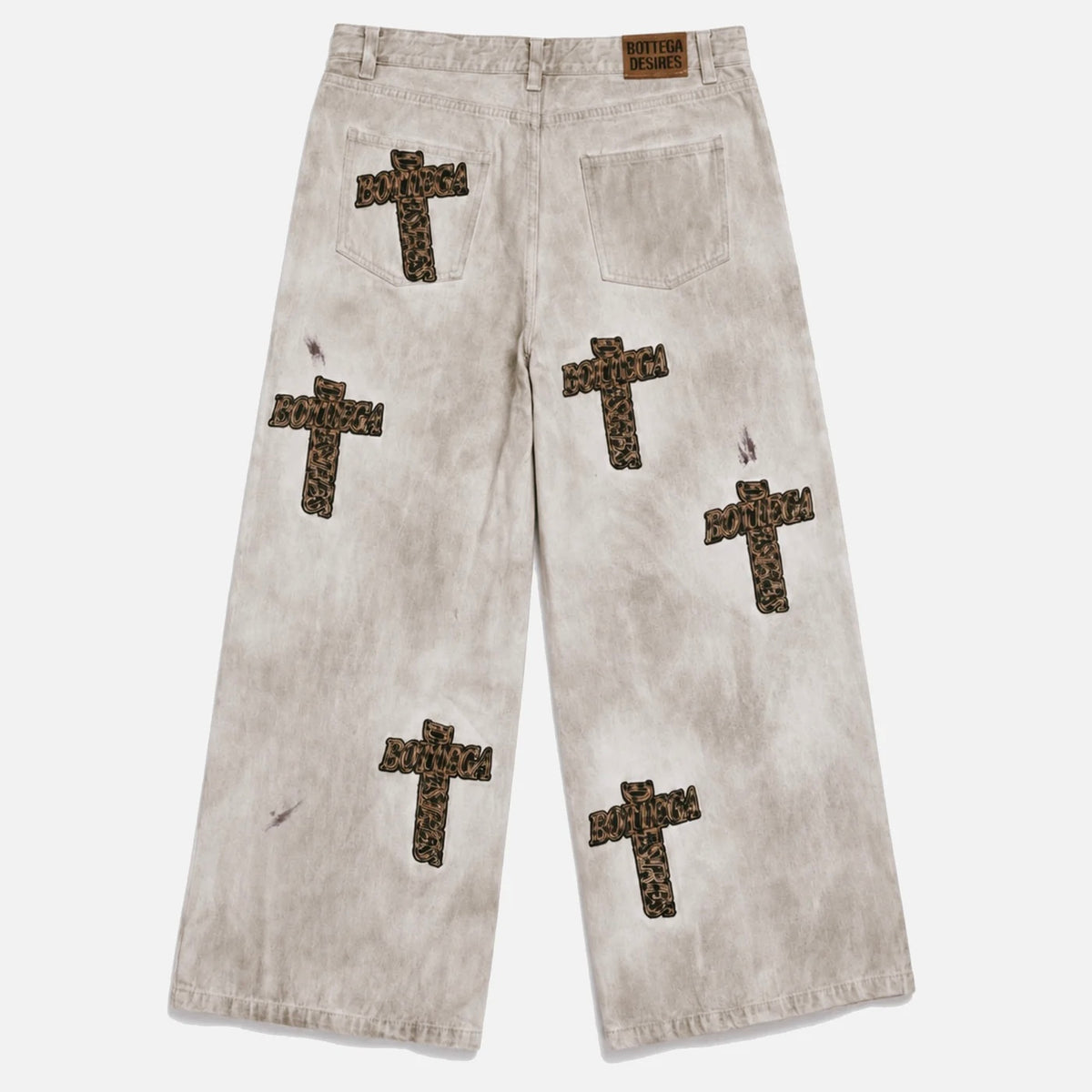 Bottega Desires Dirty White Holy Grail Denim Pants 1/100